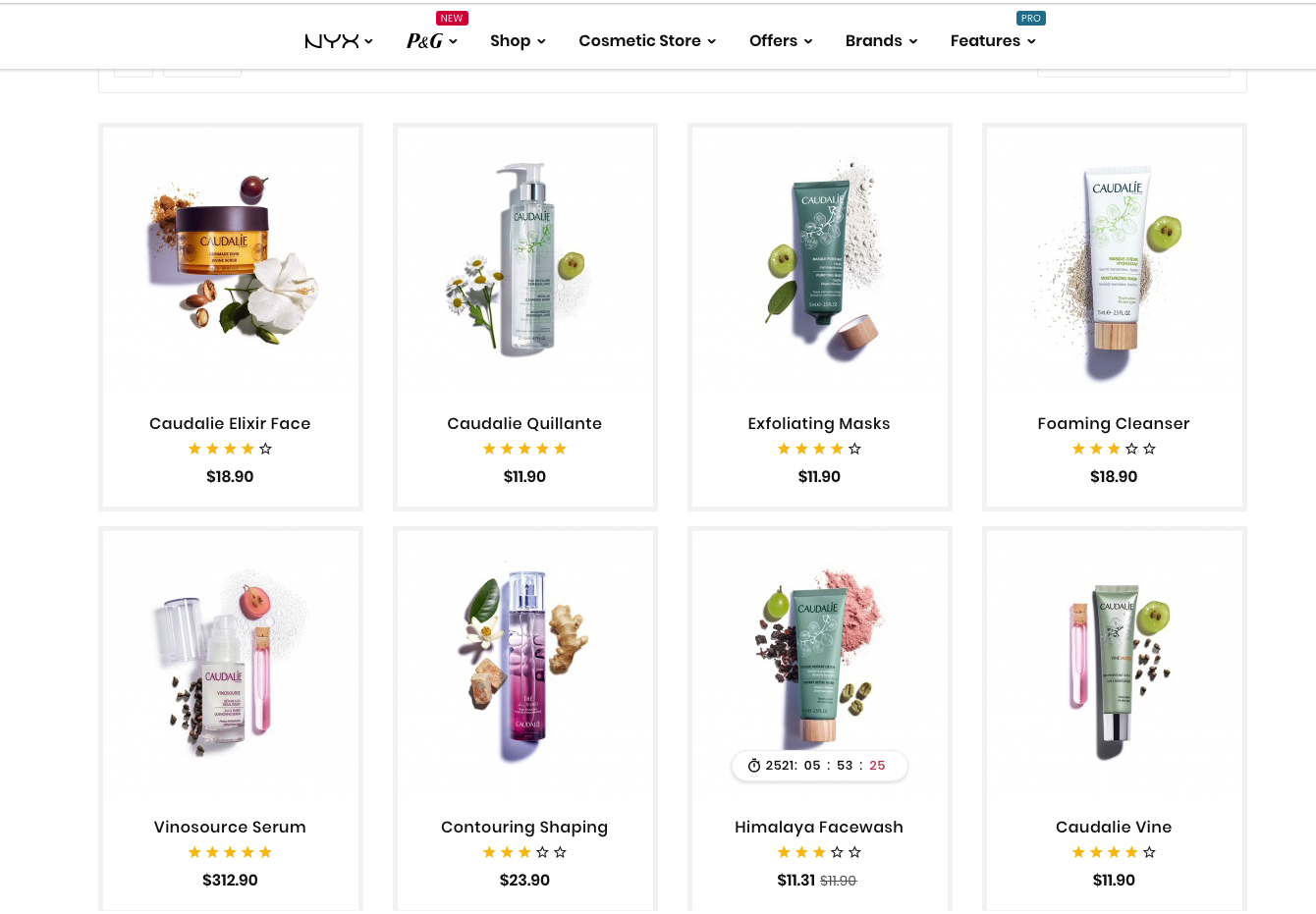 Beauty Mega: Šablona pro obchody s kosmetikou a zdravotnickými produkty