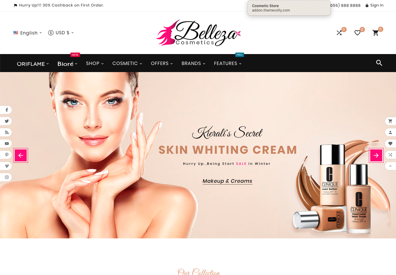 Belleza Mega Rich Beauty - Motiv Prodejny Kosmetického Salonu