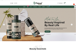 Natural Health - Bio kozmetika - Šablóna obchodu Skincare Big Mart