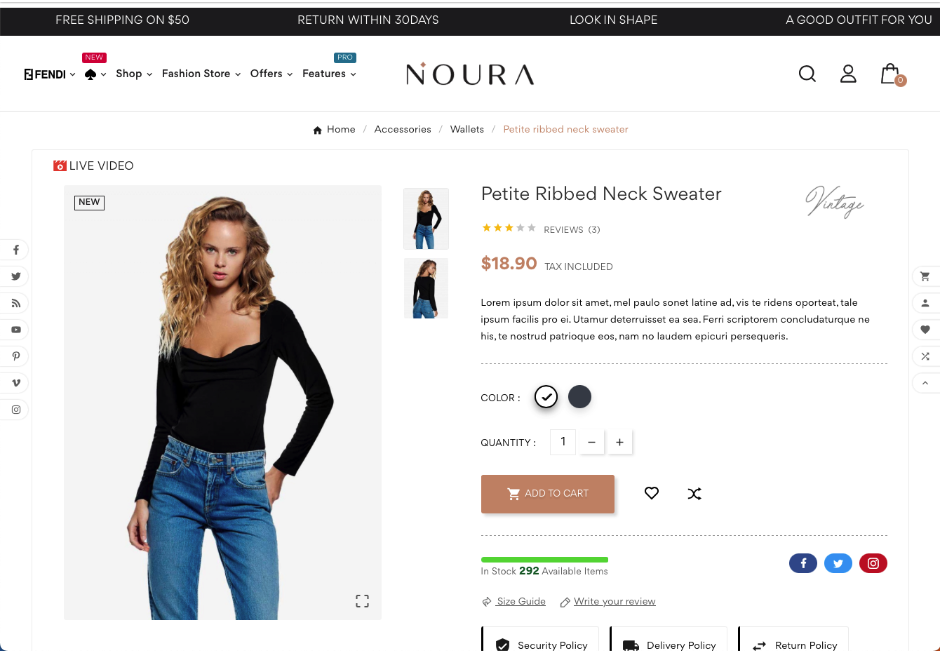 Objevte trendy módního světa v Noura Mega Fashion - Clothes Style - Minimal Store